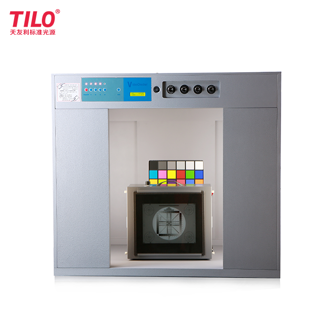TILO VC (3) กล่องกาเครื่องหมายสีของโปรแกรมดูกล้องพร้อมปรับความสว่างได้สี่แหล่งกำเนิดแสง D65, A, TL84, CWF