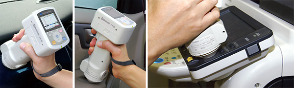 Minolta CM-700d Handheld Spectrophotometer สำหรับสีของเม็ดสีและสีย้อม