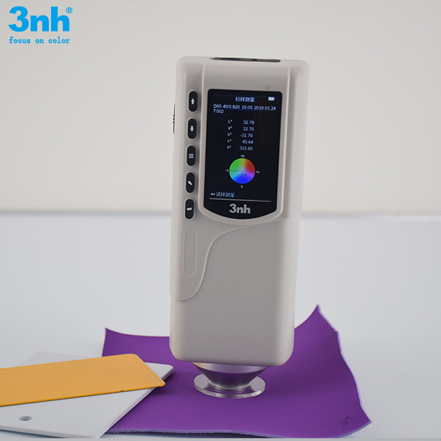 USB Data Port Silk Colorimeter Nr60cp Color Reader Meter สำหรับ CIE Lab ...